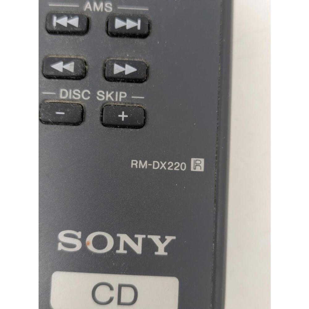Genuine OEM Sony RM-DX200 CD Player Remote Control RM-DX220 RM-DX250 TESTED - Picture 2 of 4